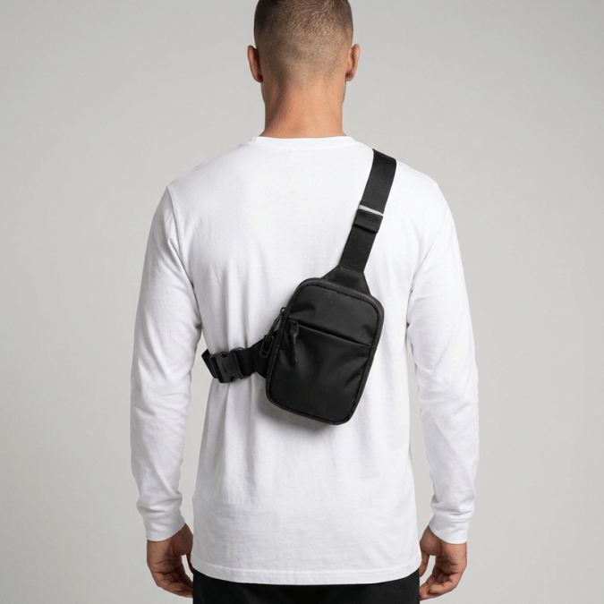Sling Bag 2 - Med Stålvajer & Hemlig Bakficka