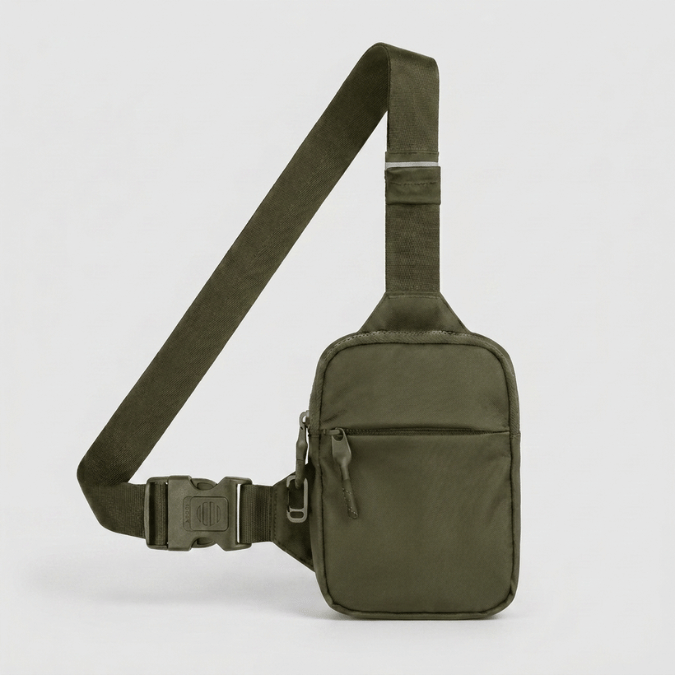 Sling Bag 2 - Med Stålvajer & Hemlig Bakficka