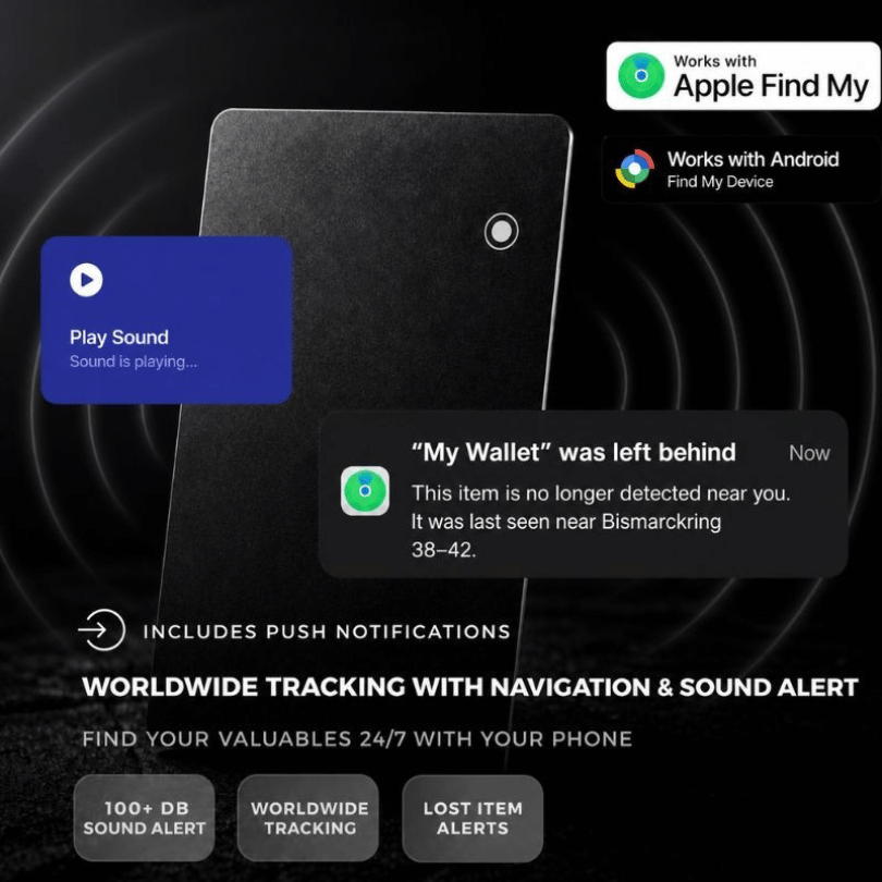 Tracking Card 3.0 for Apple & Android