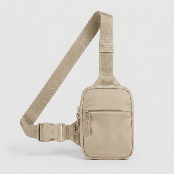 Sling Bag 2 - Med Stålvajer & Hemlig Bakficka
