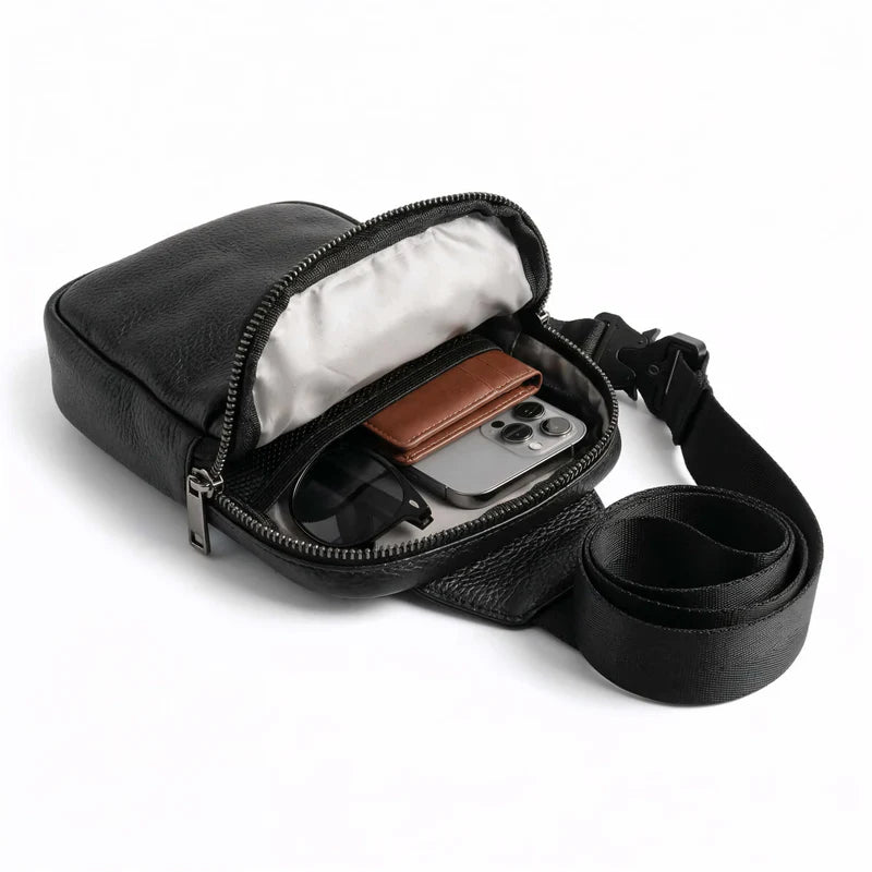 Travel Sling Bag | Läder